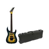 Jackson Pro Plus Soloist SLA3Q Electric Guitar (Blue) with Hard Case
