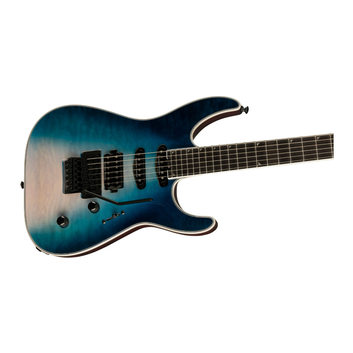 Jackson Pro Plus Series Soloist SLA3Q Electric Guitar (Polar Burst) with Case