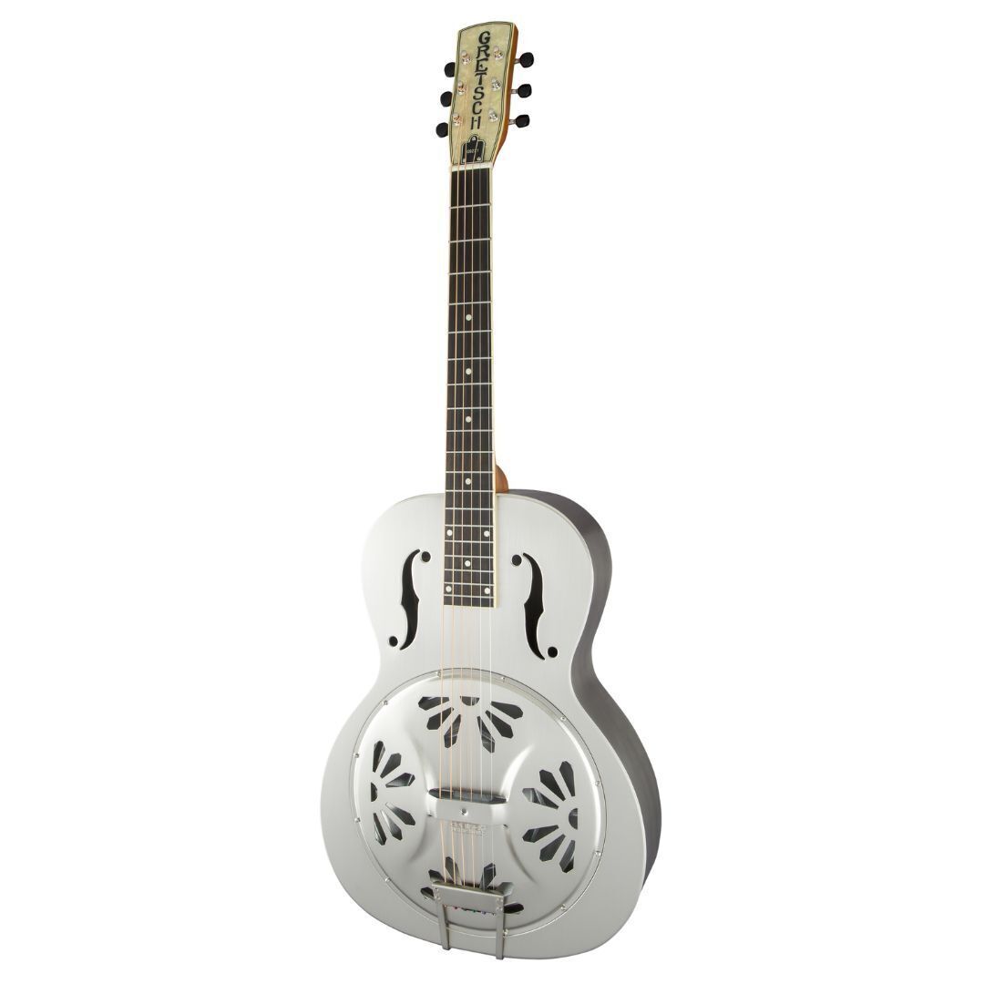 Gretsch G9221 Bobtail Steel Round-Neck and Body Resonator Guitar, Fishman Pickup