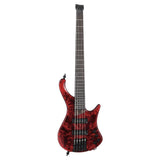 Ibanez EHB1505 EHB Ergonomic Headless Bass 5-String, Stained Wine Red Low Gloss