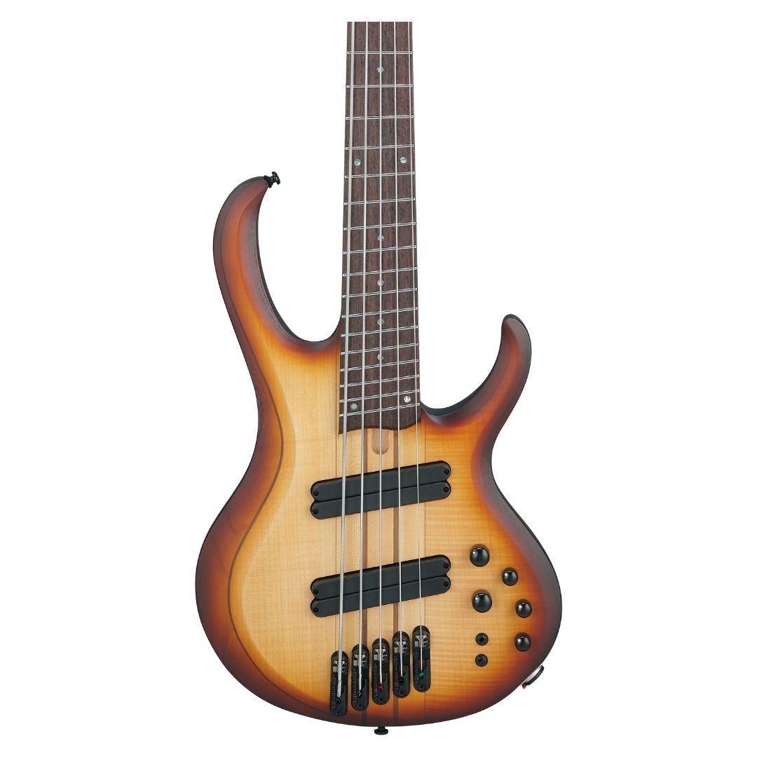 Ibanez BTB705LM BTB 5-String Electric Bass Multiscale,Natural Browned Burst Flat