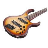Ibanez BTB705LM BTB 5-String Electric Bass Multiscale,Natural Browned Burst Flat