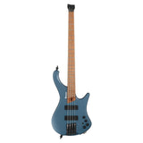 Ibanez EHB1000AOM EHB Ergonomic Headless Bass 4  String, Arctic Ocean Matte