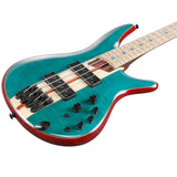 Ibanez SR1420BCGL SR Premium 4  String Electric Bass, Caribbean Green Low Gloss