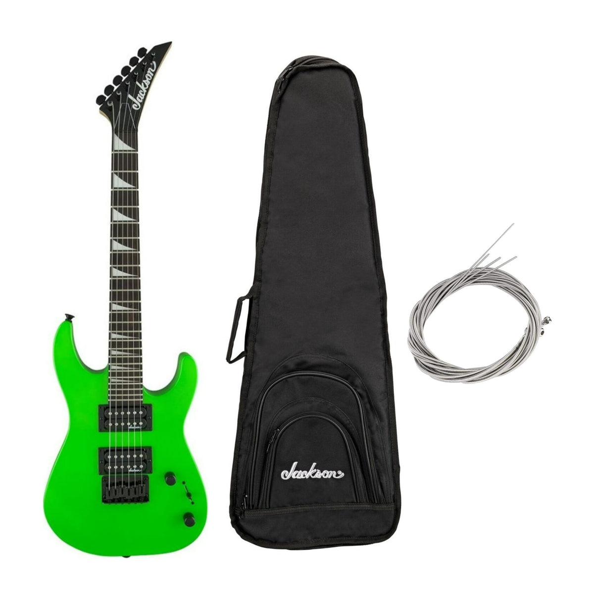 Jackson JS Series Dinky Minion JS1X Electric Guitar (Green) with Bag and Strings
