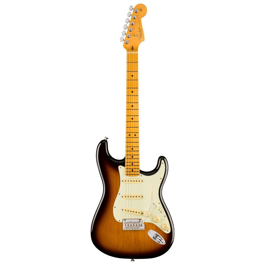 Fender American II Stratocaster 6-String Maple FB Guitar, 2-Color Sunburst