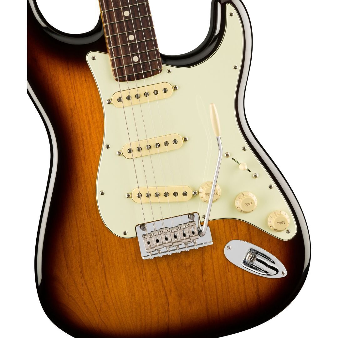Fender American II Stratocaster 6-String Rosewood FB Guitar, 2-Color Sunburst