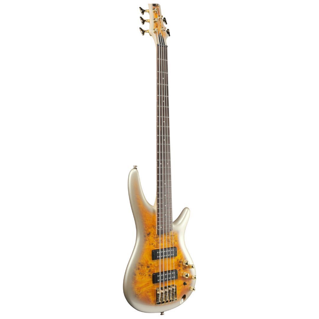 Ibanez SR405EPBDX SR Standard 5-String Electric Bass, Mars Gold Metallic Burst