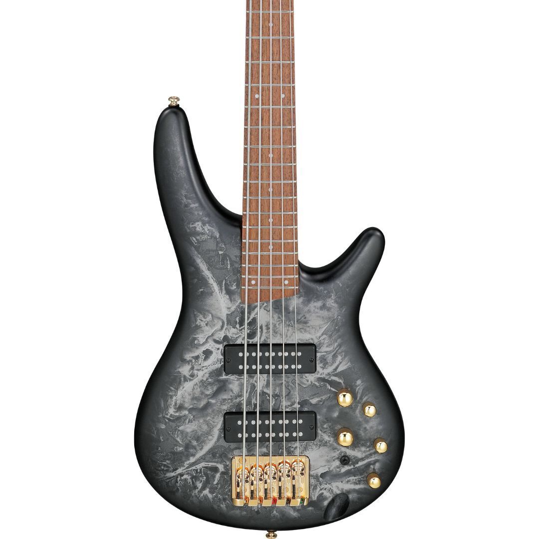 Ibanez SR305EDXBZM SR Standard 5 String Electric Bass - Black Ice Frozen Matte