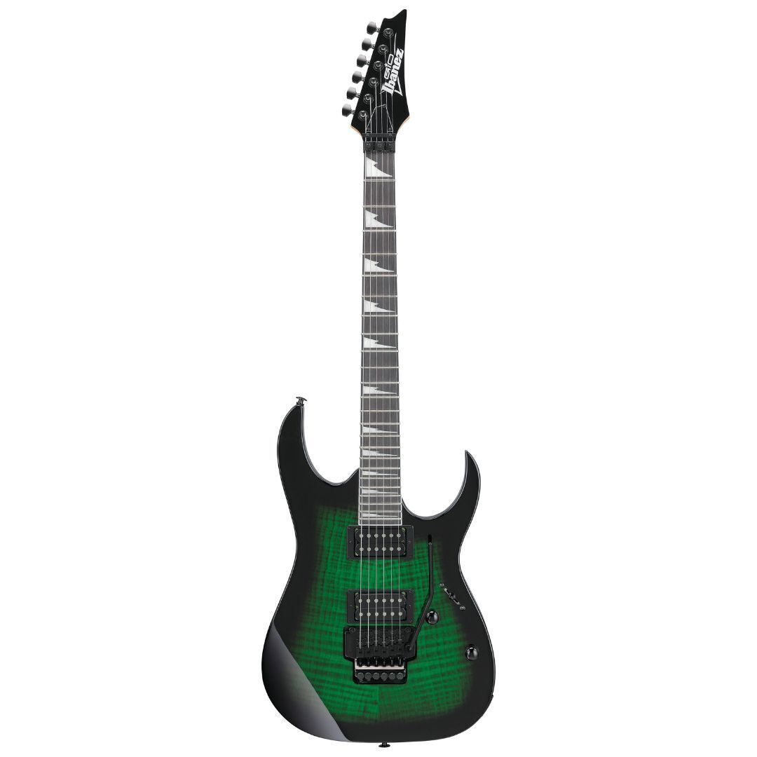 Ibanez GRG320FATEB GIO RG 6 String Electric Guitar - Transparent Emerald Burst