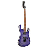 Ibanez RG421QMCBB RG Standard 6 String Electric Guitar - Cerulean Blue Burst