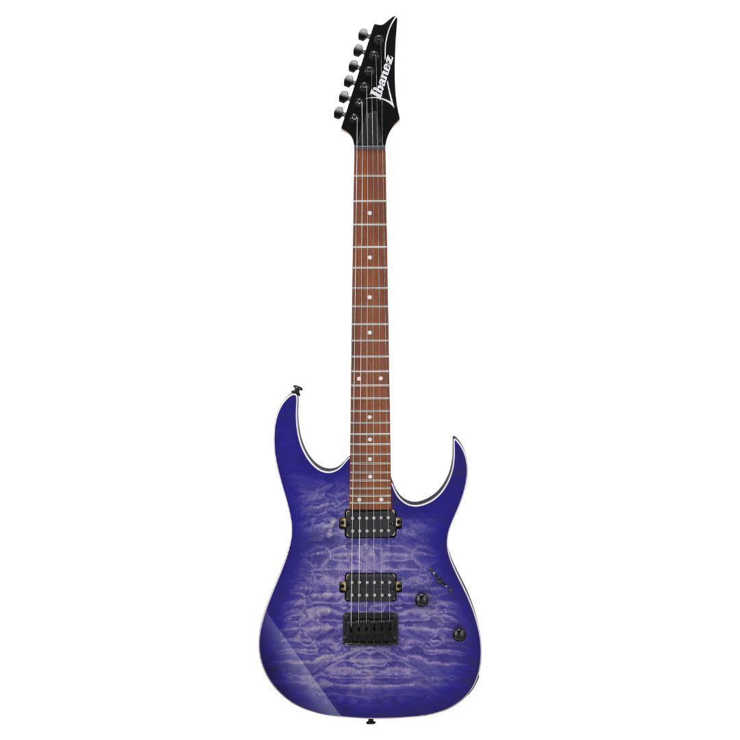 Ibanez RG421QMCBB RG Standard 6 String Electric Guitar - Cerulean Blue Burst