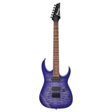 Ibanez RG421QMCBB RG Standard 6 String Electric Guitar - Cerulean Blue Burst