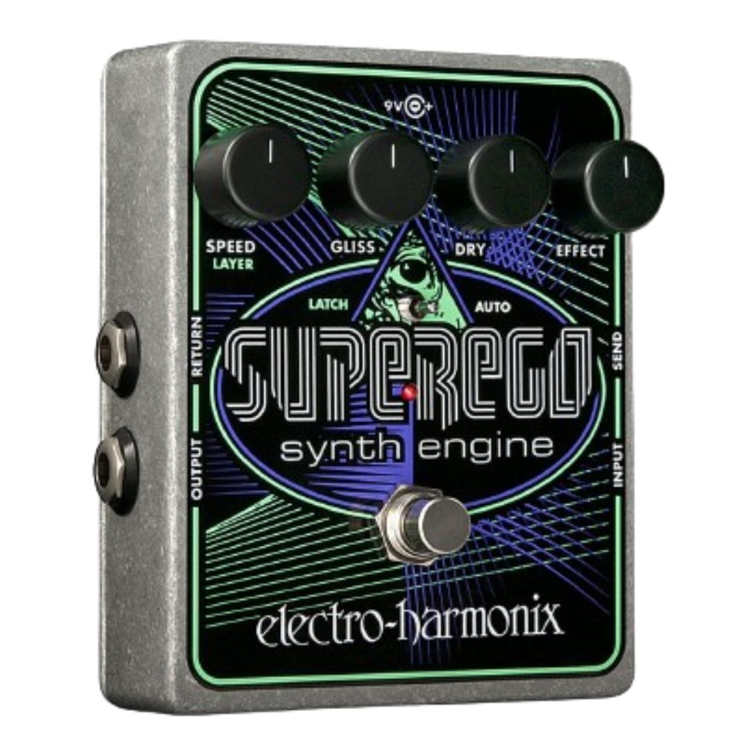 Electro-Harmonix Superego Polyphonic Synth Engine Pedal W/Power Adapter