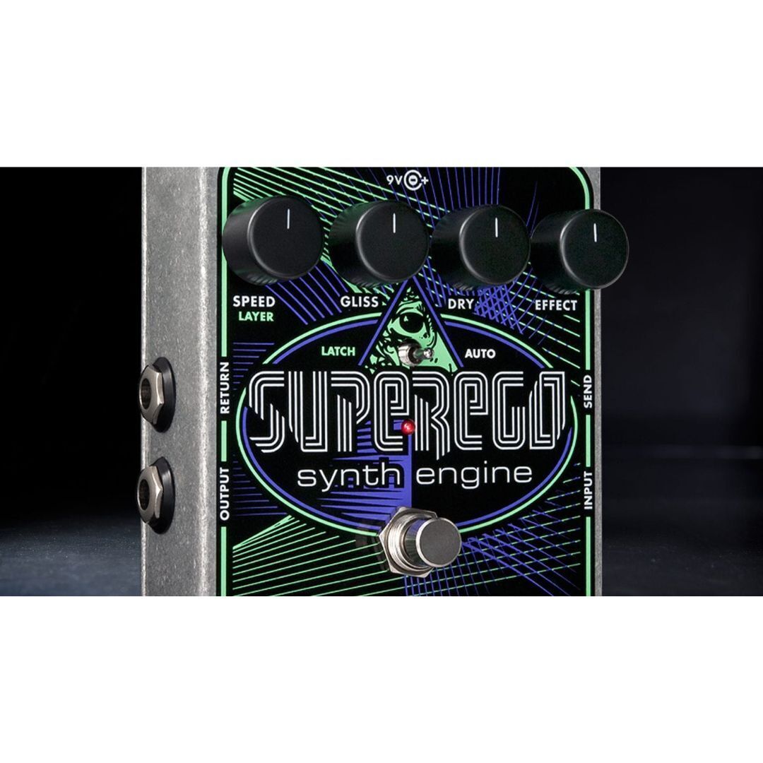 Electro-Harmonix Superego Polyphonic Synth Engine Pedal W/Power Adapter