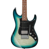 Ibanez AZ24P1QMDOB AZ Premium 6 String Electric Guitar - Deep Ocean Blonde
