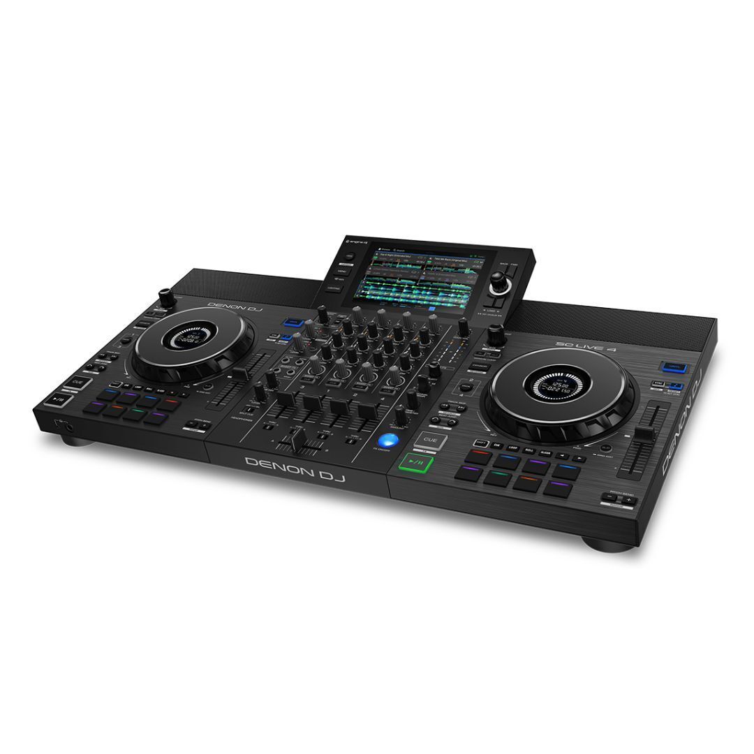 Denon DJ SC LIVE 4 4-Deck Standalone DJ Controller, Mixer, and Media Player