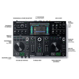 Denon DJ Prime GO 2-Deck Rechargeable Smart DJ Console with 7" Touchscreen