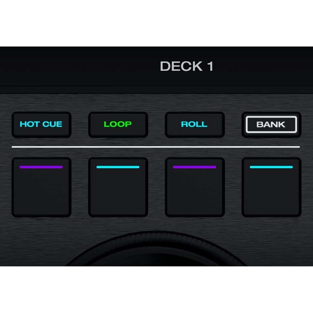 Denon DJ Prime GO 2-Deck Rechargeable Smart DJ Console with 7" Touchscreen