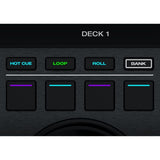 Denon DJ Prime GO 2-Deck Rechargeable Smart DJ Console with 7" Touchscreen
