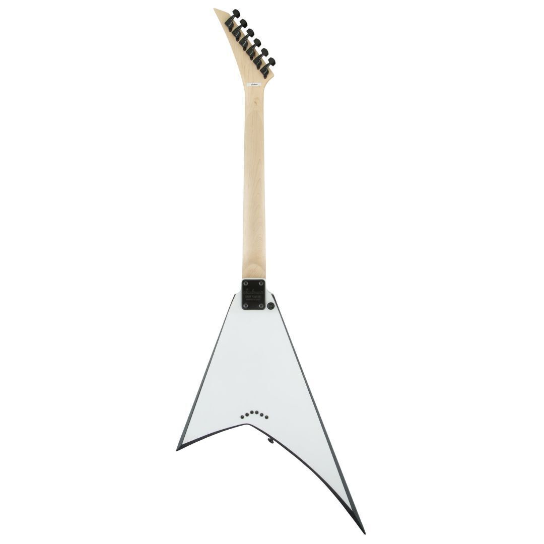 Jackson JS Series Rhoads JS32T, White with Black Bevels Electric Guitar