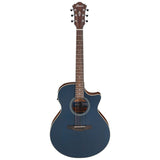 Ibanez AE100DBF Grand Auditorium Acoustic-Electric Guitar Dark Tide Blue Flat