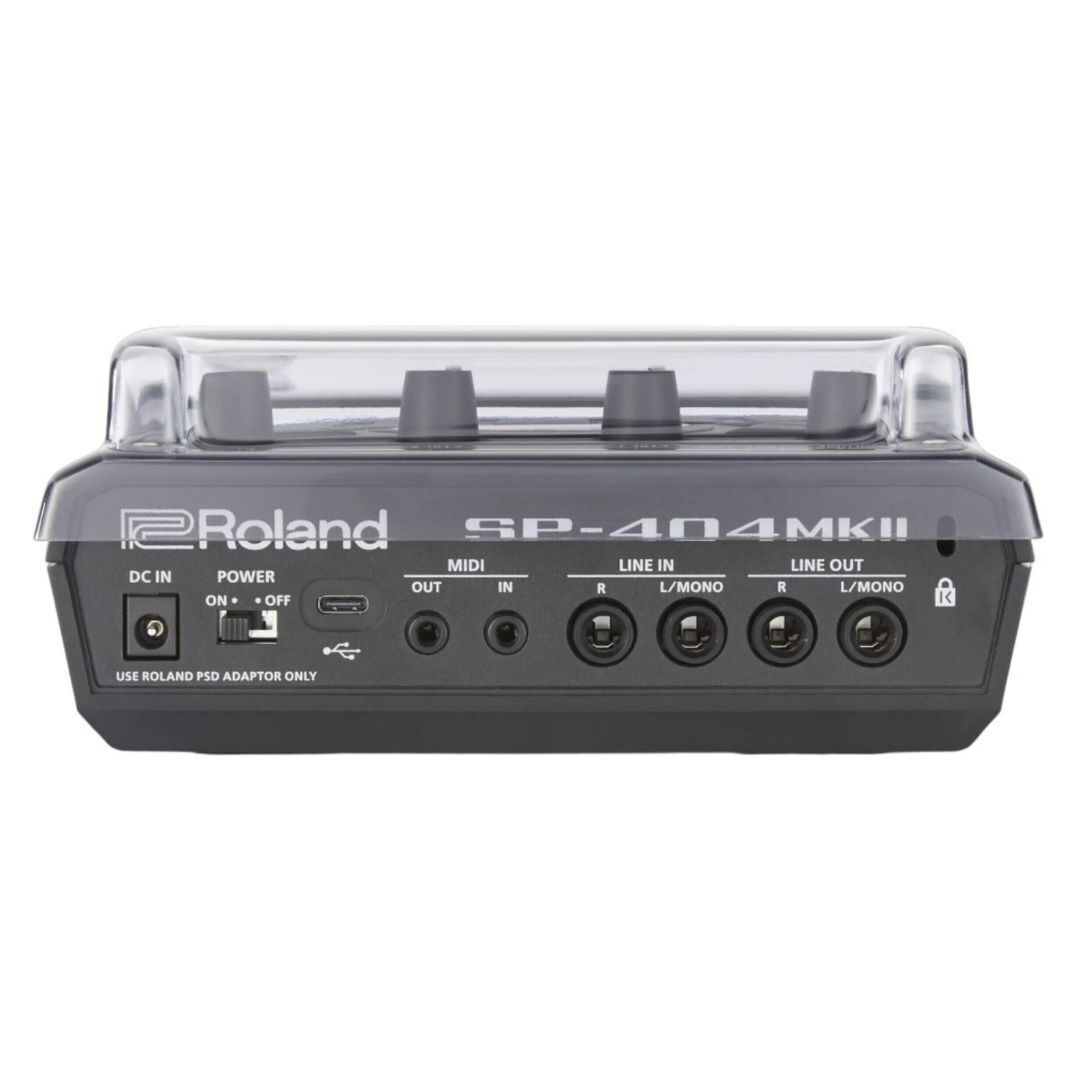 Decksaver Custom-Molded Polycarbonate Shell Slim Cover for Roland SP-404 MK2 Sampler and Effector