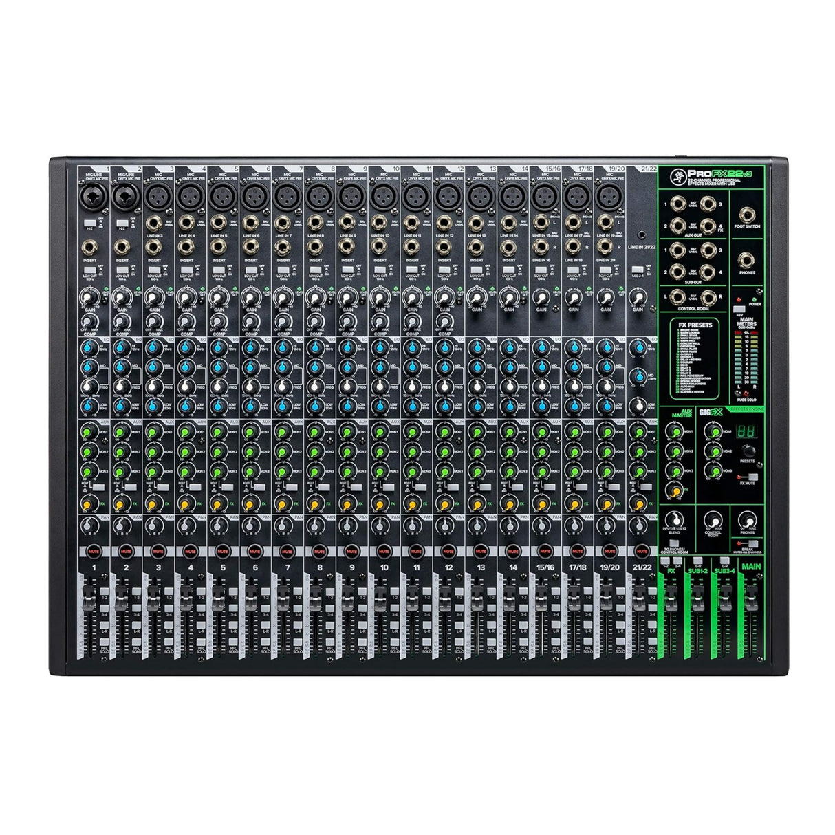 Mackie ProFXv3 22-Channel Professional Effects USB Mixer