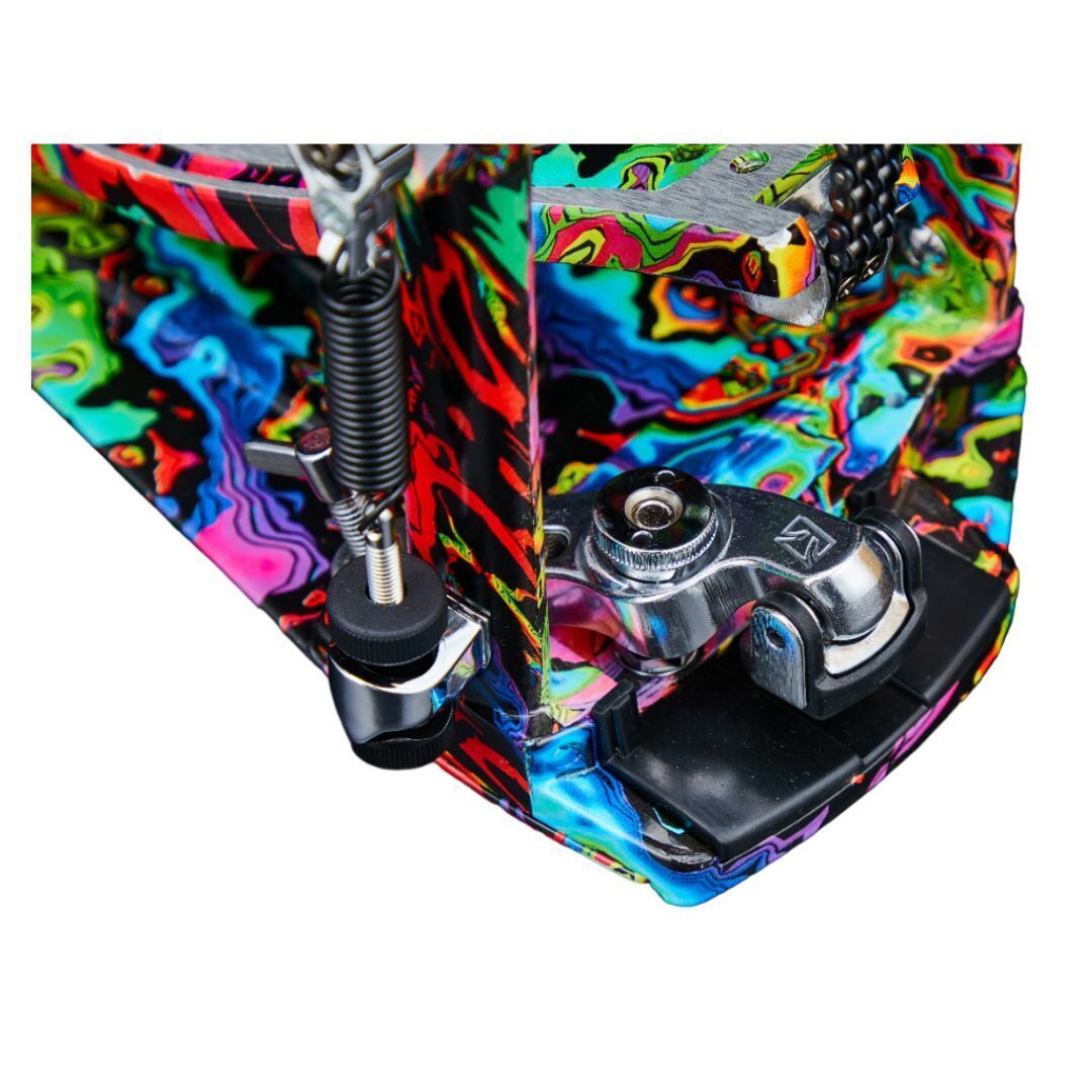 TAMA 50th Limited Iron Cobra Marble Psychedelic Rainbow Power Glide Single Pedal