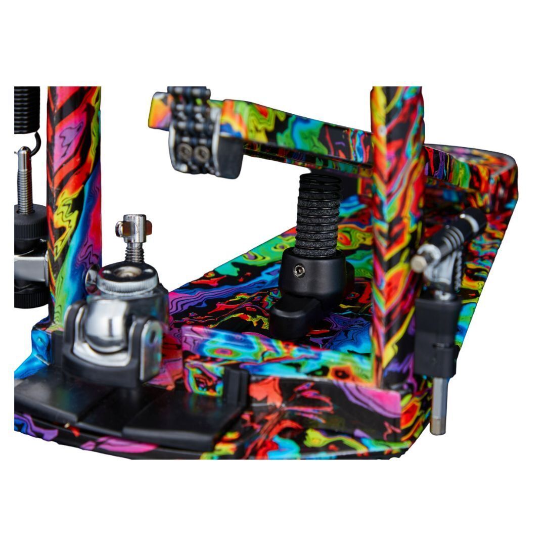 TAMA 50th Limited Iron Cobra Marble Psychedelic Rainbow Power Glide Single Pedal