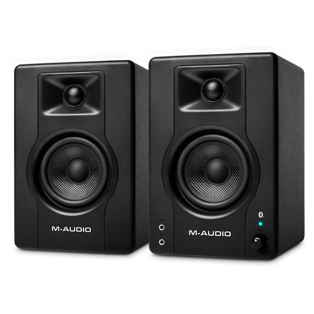 Audio Technica AT-LP120XBT-USB-BK Direct-Drive USB Turntable and Studio Monitors