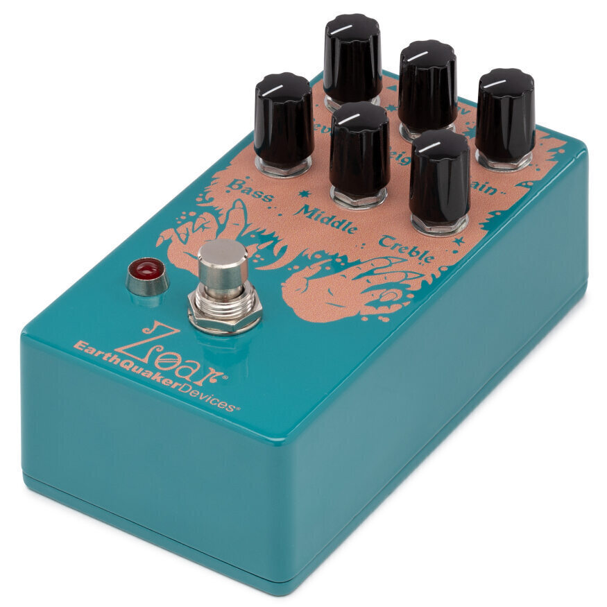 EarthQuaker Devices Zoar Dynamic Audio Grinder Guitar Effects Pedal (Water Blue) (Open Box)