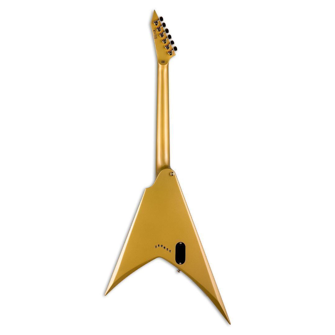 ESP LTD KH-V Kirk Hammett Signature Electric Guitar - Metallic Gold