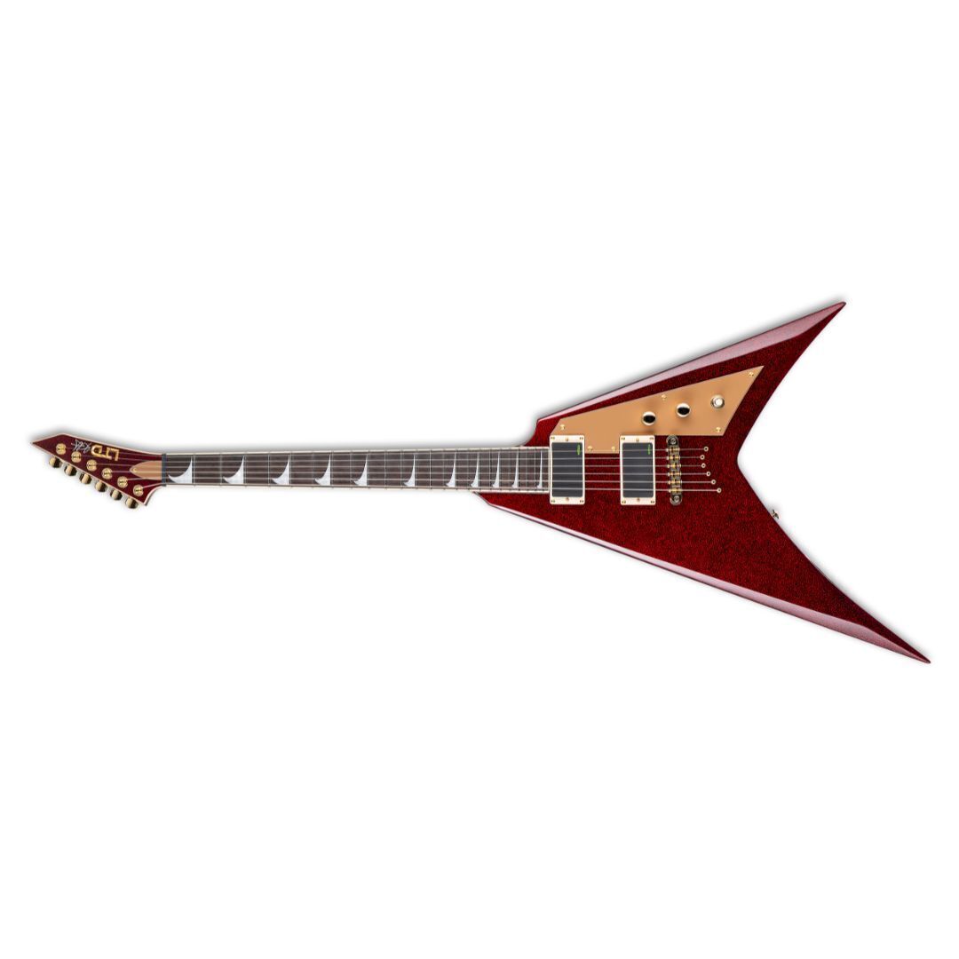 ESP LTD KH-V Kirk Hammett Signature Electric Guitar - Red Sparkle