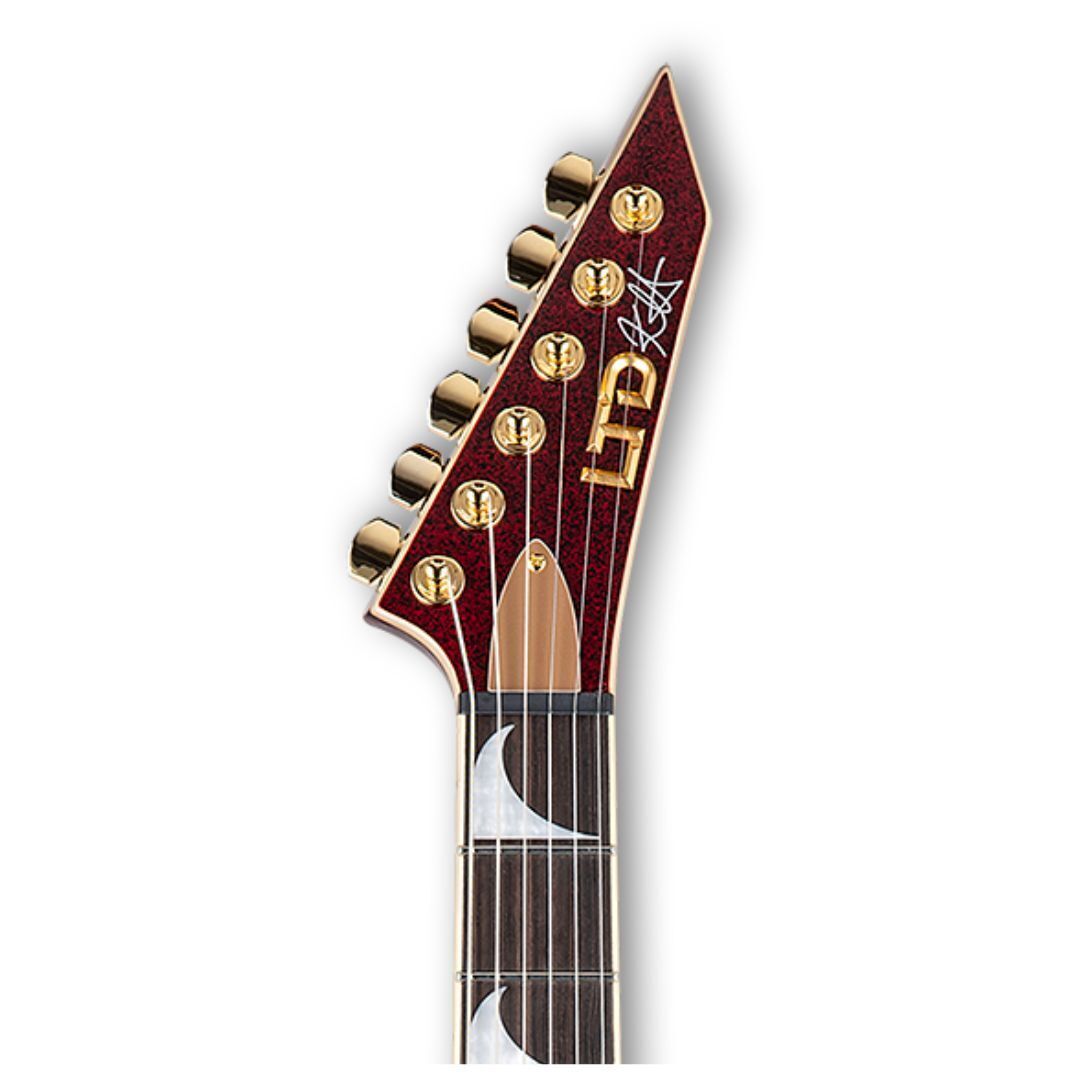 ESP LTD KH-V Kirk Hammett Signature Electric Guitar - Red Sparkle