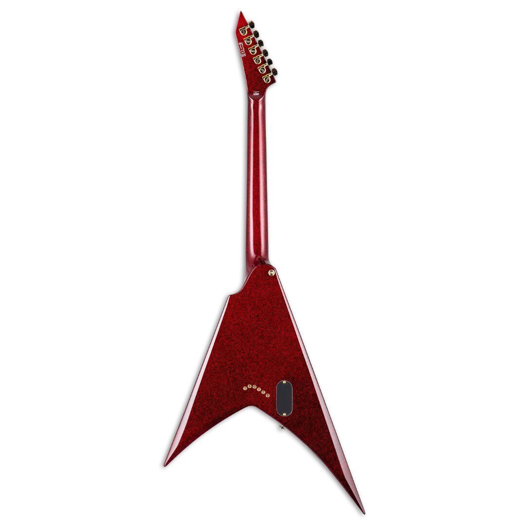 ESP LTD KH-V Kirk Hammett Signature Electric Guitar - Red Sparkle