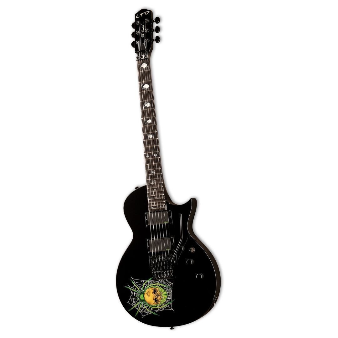 ESP LTD Kirk Hammett EKH-3 Spider 30th Anniversary Electric Guitar (Black)