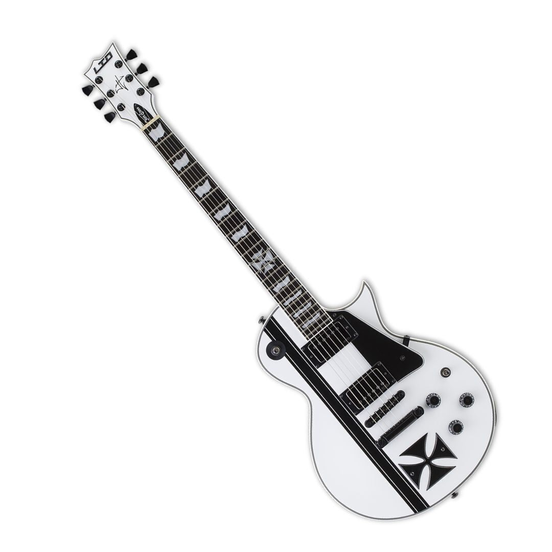 ESP LTD Signature Series James Hetfield Iron Cross Electric Guitar - Snow White