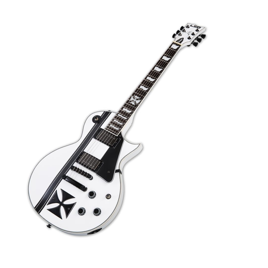 ESP LTD Signature Series James Hetfield Iron Cross Electric Guitar - Snow White