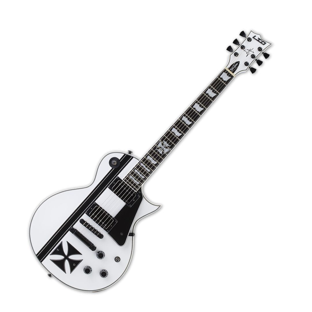ESP LTD Signature Series James Hetfield Iron Cross Electric Guitar - Snow White