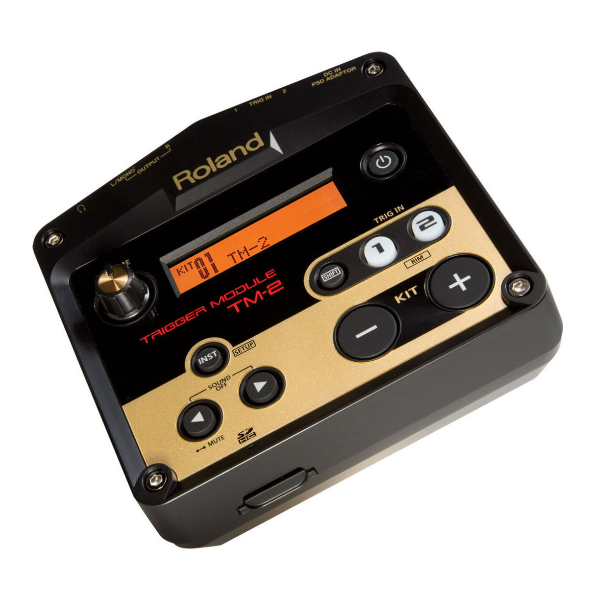 Roland TM-2 Ultra-Compact Acoustic Drum Trigger Module with SDHC Card Support