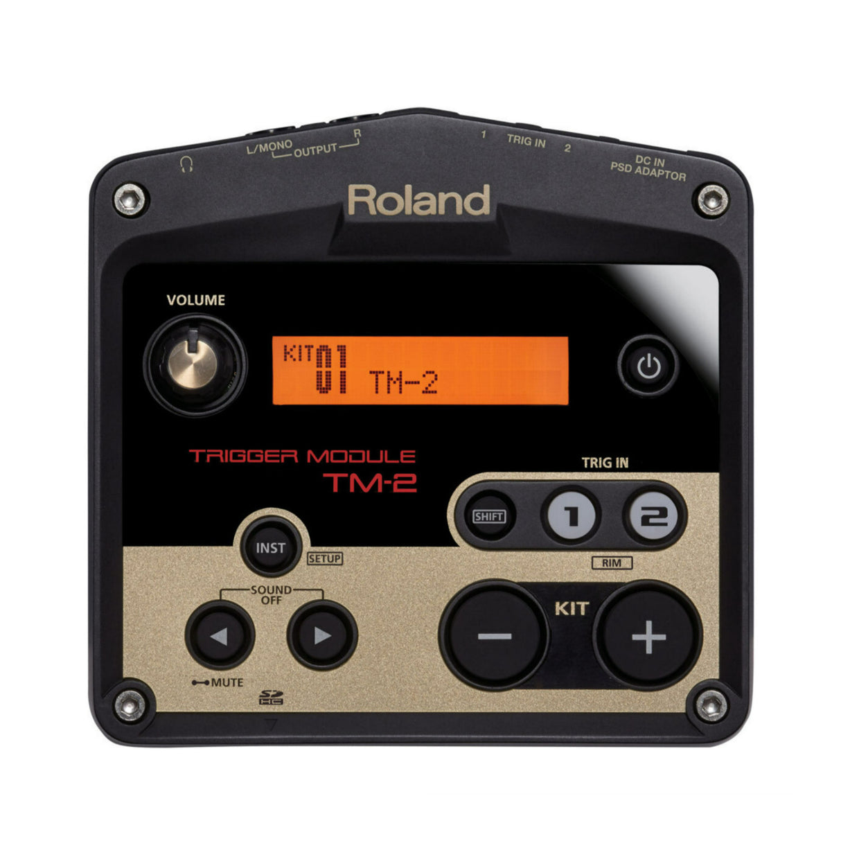 Roland TM-2 Ultra-Compact Acoustic Drum Trigger Module with SDHC Card Support