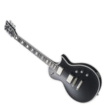 ESP E-II Eclipse BB 6-String Electric Guitar with Mahogany Body and Hard-Shell Case (Black Satin)
