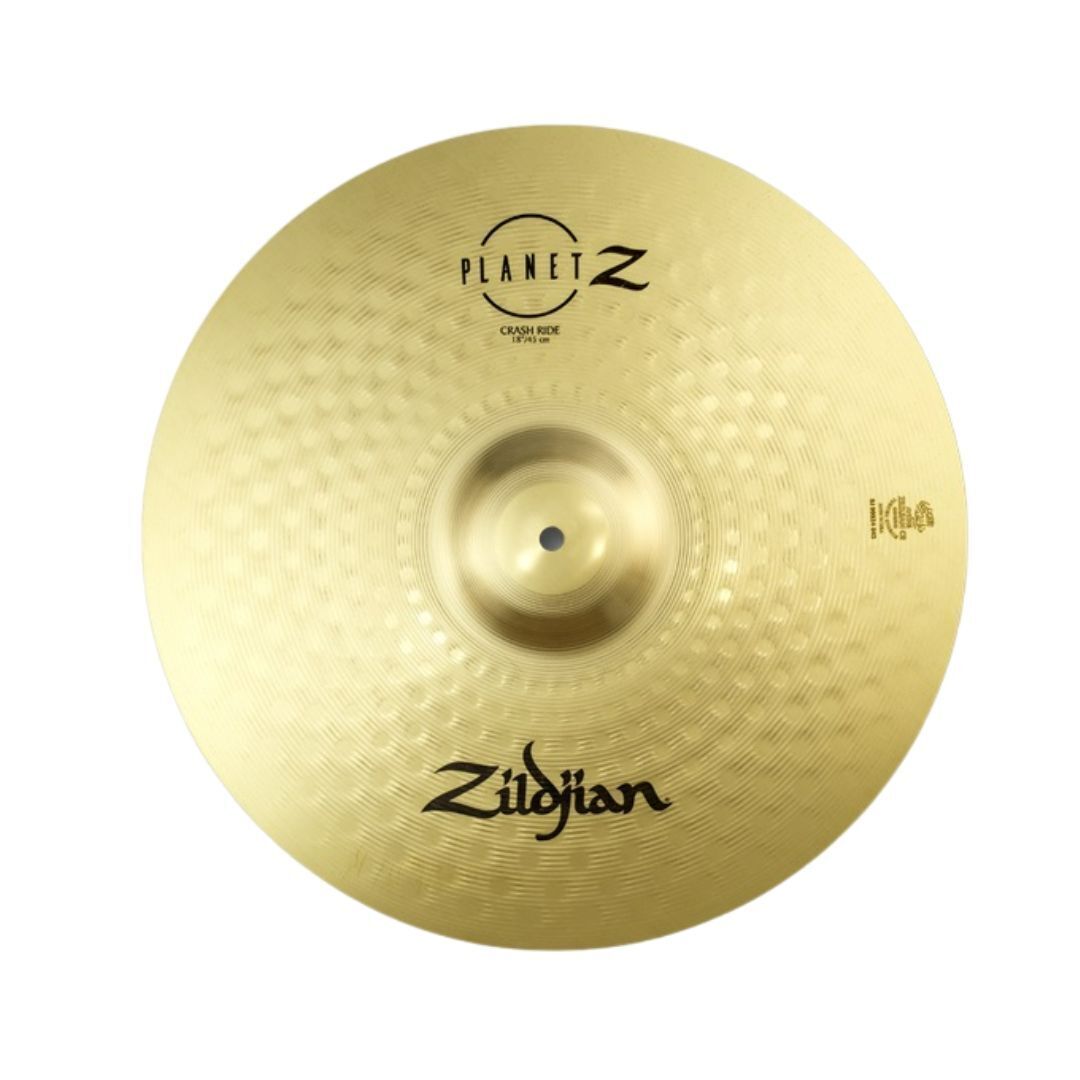 Zildjian Planet Z 18-Inch Crash Ride Cymbal with Bright Tones and Short Sustain