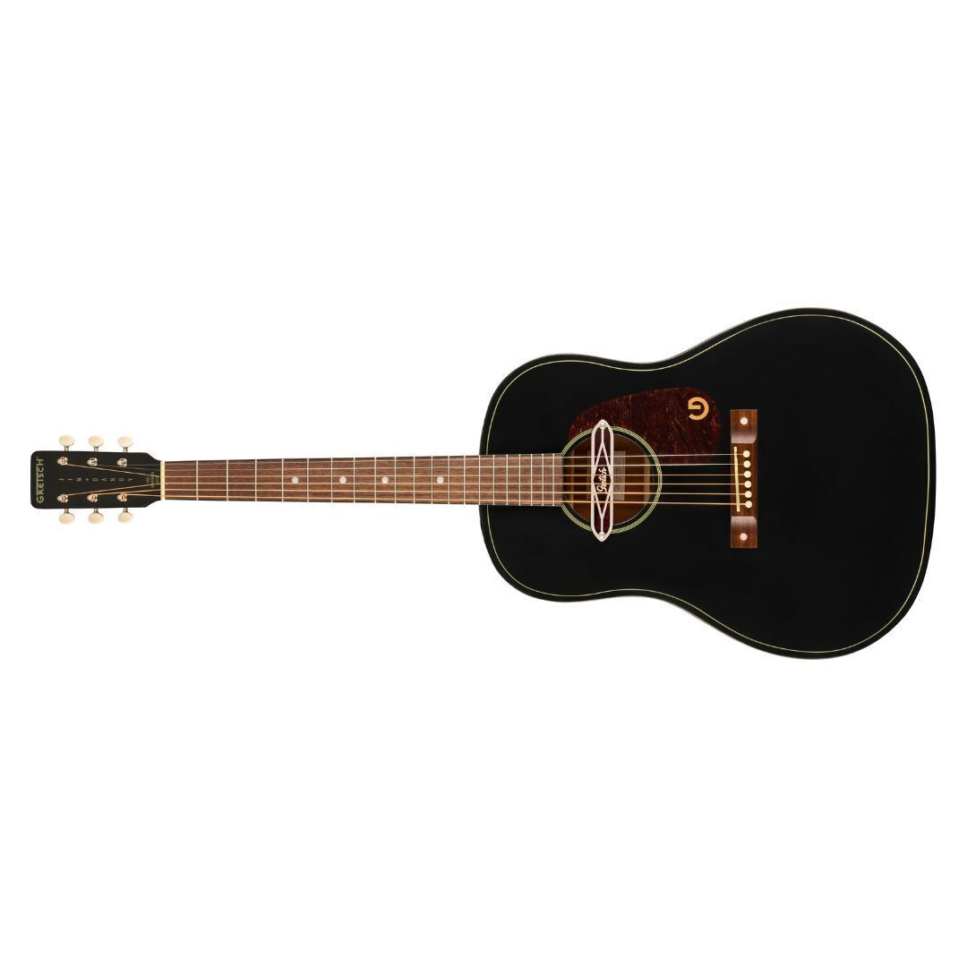 Gretsch Deltoluxe Dreadnought Acoustic Guitar - Black Top