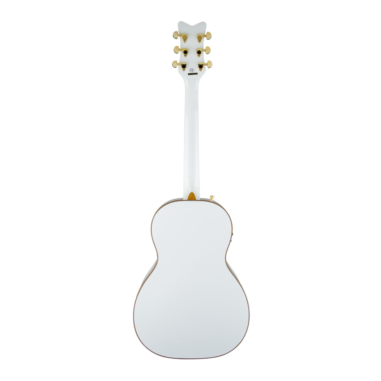 Gretsch G5021E Rancher Penguin Parlor Acoustic 6-String Guitar (White) Bundle