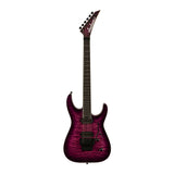 Jackson Pro Plus Dinky DKAQ Guitar (Transparent Purple Burst) with Case