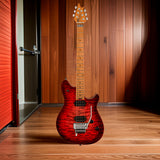 EVH Wolfgang Special QM 6-String Right-Handed Electric Guitar (Sangria)