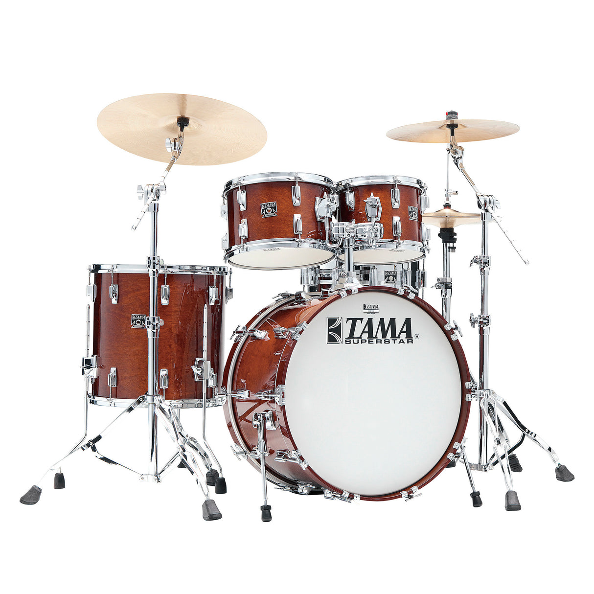 TAMA 50th Limited Superstar Reissue 4-Piece Shell Pack (Super Mahogany)