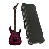 Jackson Pro Plus Dinky DKAQ Guitar (Transparent Purple Burst) with Case